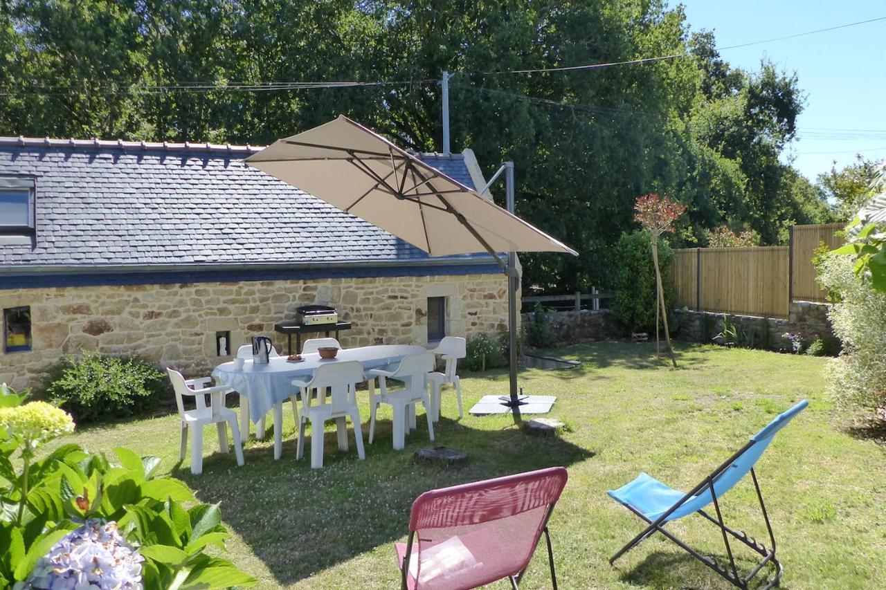 Belle Longere En Campagne A Larmor Baden Villa Bagian luar foto